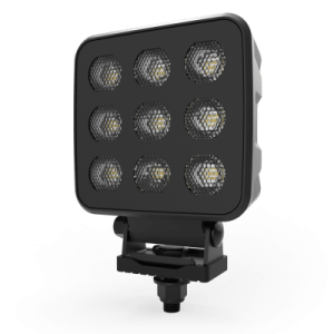 luz de trabajo ultra brillante cuadrada, 9 led, 6803 lúmenes, 12 24 vcd