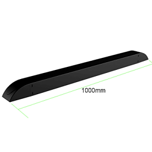soporte estructural para videowall con motaje en piso | perfil rectangular de 1m| diámetro de los orificios 20 mm post support 76.5 mm |incluye herramientas allen| 4 agujeros pasantes m8