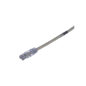 cable de parcheo tx6, utp cat6, 24 awg, cm color blanco mate, 2ft