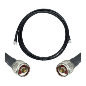 jumper coaxial con cable wilson 400 / conector n macho en los extremos / 6.1 metros de longitud.