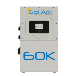 inversor hibrido interactivo sol ark, 60 kw, 480 vcc, 3 fases. , wifi incluido, ip65, entrada de baterías a 160 800 vcc
