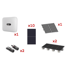 kit solar interconexion / 6 kw 220vca / inversor huawei/ montaje incluido
