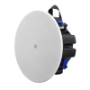altavoz de plafón | perfil angosto | 3.5" | rango completo | 8 ohms | 70/100v | blanco | par