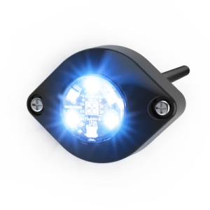 estrobo oculto de 6 led color azul / claro serie ed9015