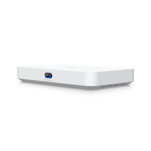 ucg fiber cloud gateway de 10g de escritorio con switch integrado de 4 puertos 2.5 gbe y 1 puerto 10g sfp+, compatibilidad total con full stack unifi