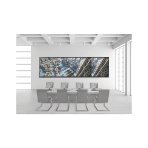 kit videowall 4x2 / incluye 8 pantallas de 55" / decoder / base de pared