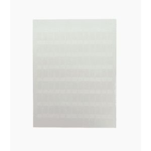 hojas con 1000 etiquetas poliofina para impresora láser/inyección de tinta, ancho 96.3mm x alto 7.6mm, color blanco