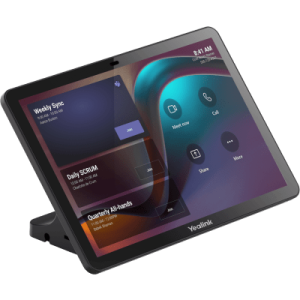 tableta de control ctp25 de yealink para salas de reuniones con pantalla ips de 10.1” y poe integrado