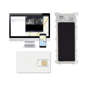 kit dispositivo de seguimiento de activos / protección ip67 / recargable li 9600 mah / lte cat m1/nb iot / tamaño compacto / funciona con energía solar / + epcomgpsanual + sim500mb2y