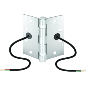 bisagra de transferencia eléctrica sd h412 / 12 24 vac/vdc / 4 hilos 28awg / acero resistente a vandalismo / transferencia de energía y datos / reemplazo de bisagra estándar