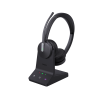 diadema inalámbrica yealink wh64 dect y bluetooth con capacidad de hasta 32 horas de conversación