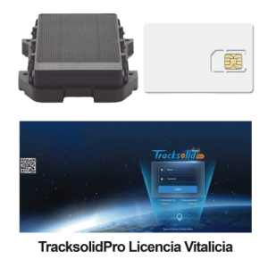 kit localizador 4g con carga solar / semiautónomo / rastreo de contenedores / cajas de tráiler / alarma de sabotaje audible / incluye licencia vitalicia vtscx y sim de datos sim500mb2y