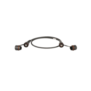 patch cord cat6a industrialnet, blindado s/ftp, con un plug industrial y tapa, 3 metros