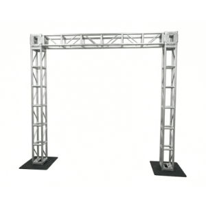 porteria de aluminio de 3 metros de alto por 3 metros de largo para videowalls y luces de escenario
