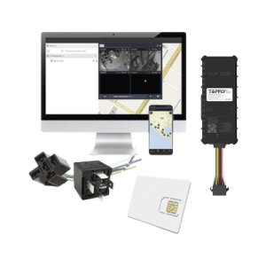 kit dispositivo tlw26bl para localización para vehículos / conectividad 4g lte y ble 5.0 / diferentes tipos de notificaciones / corte y restablecimiento de energía / relay + epcomgpscode + sim500mb2y