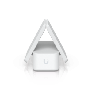 soporte de mesa universal ajustable que mantiene los dispositivos unifi que no son de rack en posición vertical sobre superficies planas