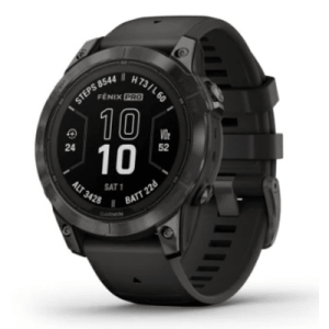 reloj inteligente garmin / pantalla visible a la luz del sol / carga solar / gps multibanda / resistencia al agua 10 atm / monitor de frecuencia cardíaca / 32 gb de almacenamiento / compatible con iphone y android