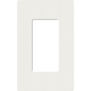 placa de pared 1 espacio, para atenuador (dimmer), apagador ó control remoto inalámbrico lutron.