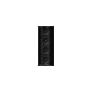 altavoz de arreglo lineal tipo torre, 187°h/45°v, con 4 bocinas alta fidelidad, ideal para entornos reverberantes, consumo 40w, color negro, certificado ul 1480, serie linewave