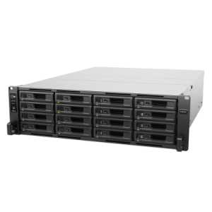 servidor de almacenamiento rackstation rs2825rp+ | 16 bahías | 3u | hasta 560 tb | rendimiento 3,519/1,790 mb/s | fuentes de alimentación duales | expansión pcie | compatible con virtualización y vigilancia.