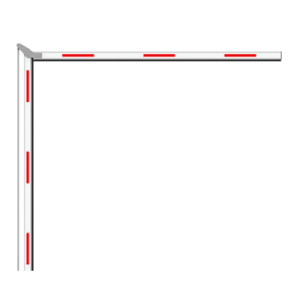 brazo articulado 5 mts (2.5+2.5) para barreras hikvision serie dstmg520 / requiere enganche articulado