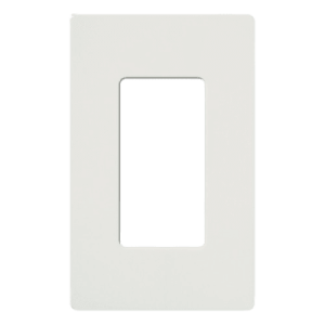 tapa color blanco para interruptor o dimmer lutron, 1 gang, limpio y moderno