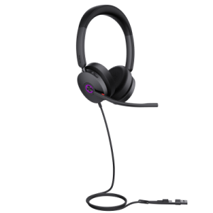 diadema yealink uh48 dual teams usb c/a certificada para teams y soporte multiplataforma uc