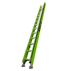 escalera de extensión de aluminio + fibra de vidrio hasta 8.5 m. !la más liviana del mundo! (no. parte: 18728)