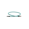 patch cord cat5e de grado industrial 600v, blindado sf/utp, calibre 24 awg, color aqua, 60 cm.
