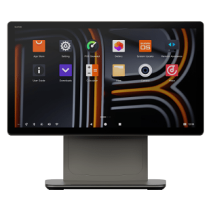 terminal de escritorio inteligente / pantalla fhd de 15.6" / qualcomm hexa core / 4 gb ram + 64 gb rom / sistema operativo sunmi 4.0 / touch id / puertos múltiples / servicios móviles de google