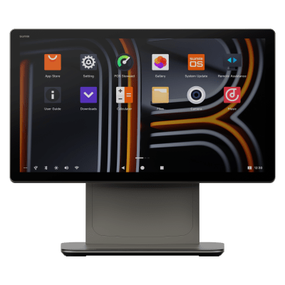 terminal de escritorio inteligente / pantalla fhd de 15.6" / qualcomm hexa core / 4 gb ram + 64 gb rom / sistema operativo sunmi 4.0 / touch id / puertos múltiples / servicios móviles de google terminal de escritorio inteligente / pantalla fhd de 15.6" / qualcomm hexa core / 4 gb ram + 64 gb rom / sistema operativo sunmi 4.0 / touch id / puertos múltiples / servicios móviles de google