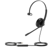 diadema alámbrica uh34 mono de yealink usb compatible con teléfonos ip y computadoras.