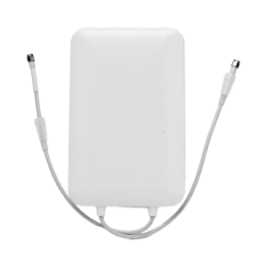 antena sectorial wi fi de 90° para exterior con montaje / 2.4 y 5 ghz / ganancia 15 dbi / conectores rpsma / ideal para aps conectorizados unifi, altai, tp link y grandstream.