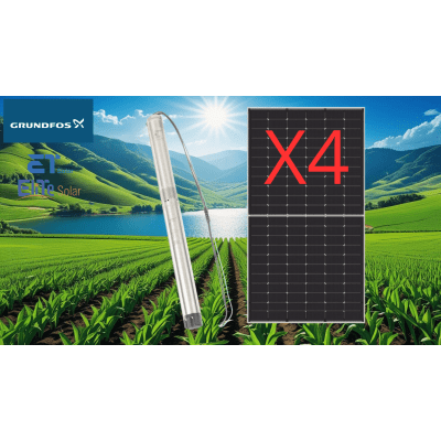 kit de bombeo solar/ bomba 1.4kw / 4 módulos solares 610w kit de bombeo solar/ bomba 1.4kw / 4 módulos solares 610w