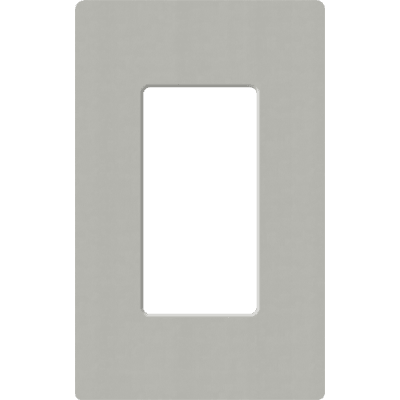 placa de pared 1 espacio, para atenuador (dimmer), apagador ó control remoto inalámbrico lutron. placa de pared 1 espacio, para atenuador (dimmer), apagador ó control remoto inalámbrico lutron.