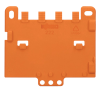 placa de retención para soporte de montaje / series 221 o 222 / ajuste din 35 / datos mecánicos y materiales incluidos
