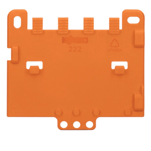 placa de retención para soporte de montaje / series 221 o 222 / ajuste din 35 / datos mecánicos y materiales incluidos