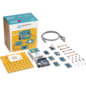 kit arduino® plug and make / arduino® uno r4 wifi / 7 nodos modulino® / conexión i2c qwiic / compatible con arduino® cloud / sin soldadura