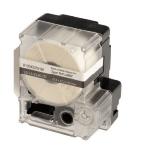 casete de 75 etiquetas autolaminadas turn tell, con rotación para mejor visibilidad, para cables categoría 6 ftp y categoría 6a/10gig, calibre awg 8 4