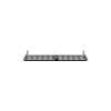 organizador de holgura para cable de fibra Óptica, uso con paneles hd flex™ de 1 ur, color negro