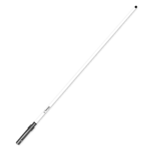 antena marítima phase iii / construcción con espaciador de espuma ethafoam / elemento plateado / radomo fibra de vidrio / so 239 / vswr de <1,5:1