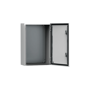 gabinete de uso exterior nema 4/12; ip66; ik10, 600 x 400 x 240 mm, de acero, color gris claro