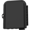 cierre de empalme para 24 fusiones de fibra óptica, interior/exterior, con 8 acopladores sc/apc y splitter 1x8 sc/apc incluido, ip65, 3 puertos para fibra troncal o distribución
