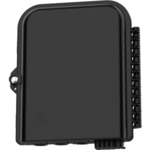 cierre de empalme para 24 fusiones de fibra óptica, interior/exterior, con 8 acopladores sc/apc y splitter 1x8 sc/apc incluido, ip65, 3 puertos para fibra troncal o distribución