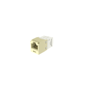 conector jack rj45 estilo tg, mini com, categoría 6, de 8 posiciones y 8 cables, color marfil