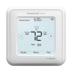 termostato programable t6 pro z wave® / compatible con sistemas de bomba de calor 3h/2c y convencionales 2h/2c / sensor exterior / z wave plus certificado / smartstart / 5 años de garantía