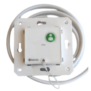 módulo asistencial de empotrar ip67 / material abs antimicrobiano / botón cancelación / indicador luminoso de alarma y presencia / rs485 / compatible cajas europeas y americanas