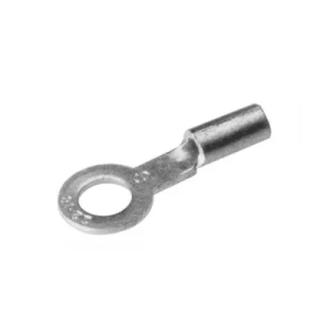 zapata terminal de ojillo para tornillo 1/4 in (6 mm) y cable calibre 16 14 awg.