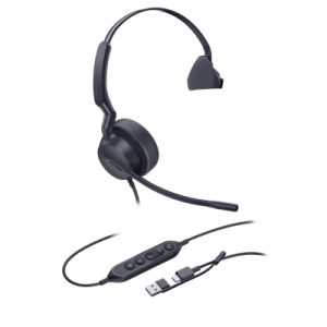 diadema alámbrica yealink uh42 mono con audio hd y conectividad usb c/a certificada con microsoft teams