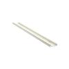 base para canaleta t 45, de pvc rígido, con orificios perforados para montaje, 60.3 x 18.5 x 2400 mm, color blanco